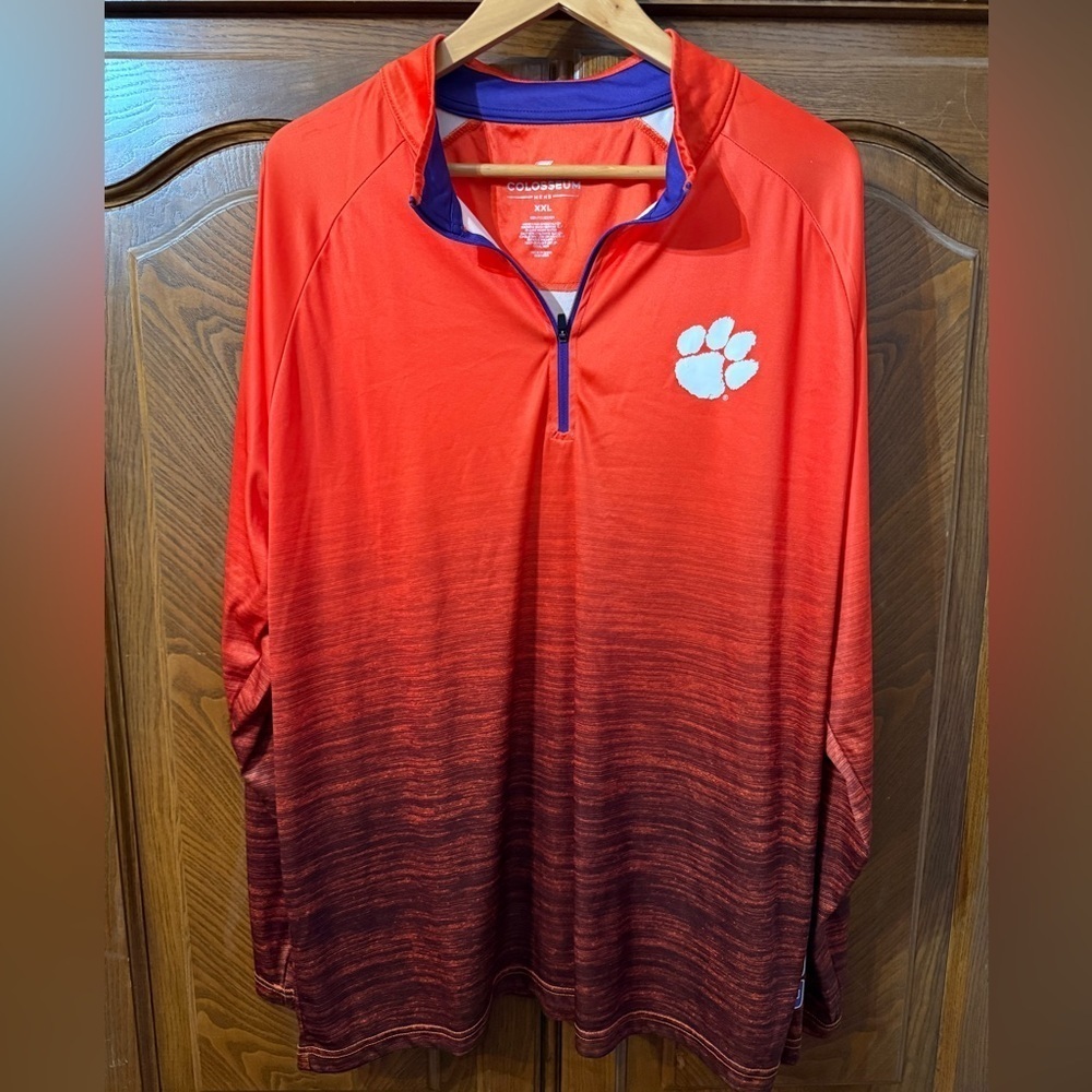 Clemson Tigers Colosseum 1/4 Zip Windshirt - Size XXL